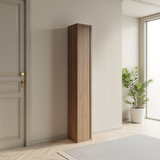 Combo 28cm Slim Multipurpose Framed Storage Cupboard - Mercure Oak COM-10T-01 - FurniComp