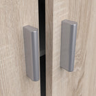 Milano Oak Effect 21 Pair Shoe Storage Cabinet with Doors - FurniComp