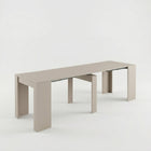 Novara Cashmere Extending Console Dining Table