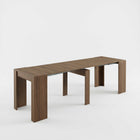 Novara Mercure Oak Extending Console Dining Table