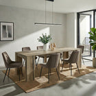 Novara Pero Oak Extending Console Dining Table - FurniComp