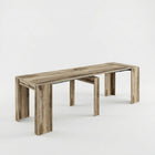 Novara Pero Oak Extending Console Dining Table - FurniComp