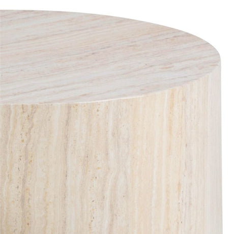 Oxford Set of 2 Coffee Tables- Light Travertine Stone - FurniComp