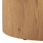 Oxford Set of 2 Oval Side Tables - Oak - FurniComp