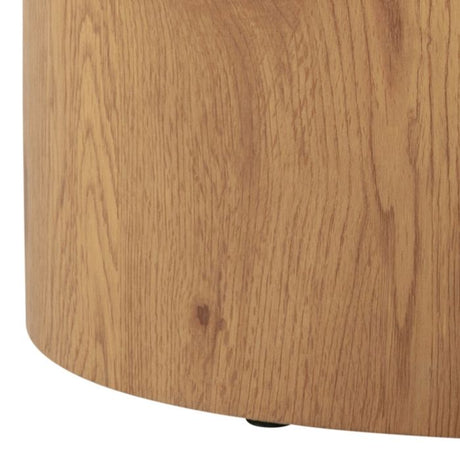 Oxford Set of 2 Oval Side Tables - Oak - FurniComp