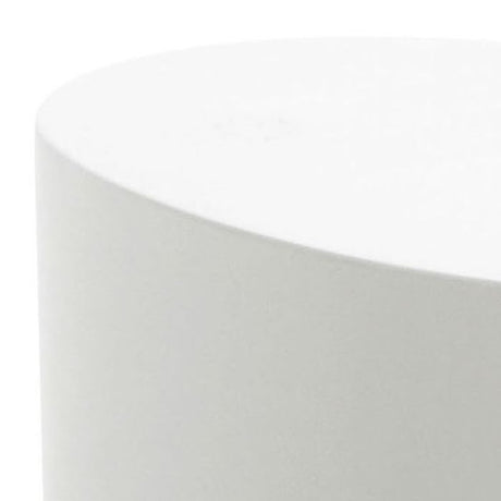 Oxford Set of 2 Oval Side Tables - White Gloss - FurniComp