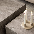Oxford Set of 2 Square & Rectangle Coffee Table - Grey Marble - FurniComp
