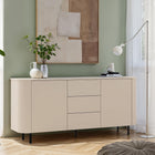 Palermo 180cm 2 Door 3 Drawer Large Curved Sideboard - Cashmere - FurniComp