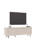 Palermo 180cm 3 Door Curved TV Unit - Cashmere - FurniComp