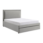 Parker Grey Fabric Storage Bed Frame - FurniComp