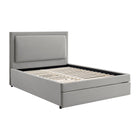 Parker Grey Fabric Storage Bed Frame - FurniComp