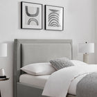 Parker Grey Fabric Storage Bed Frame - FurniComp