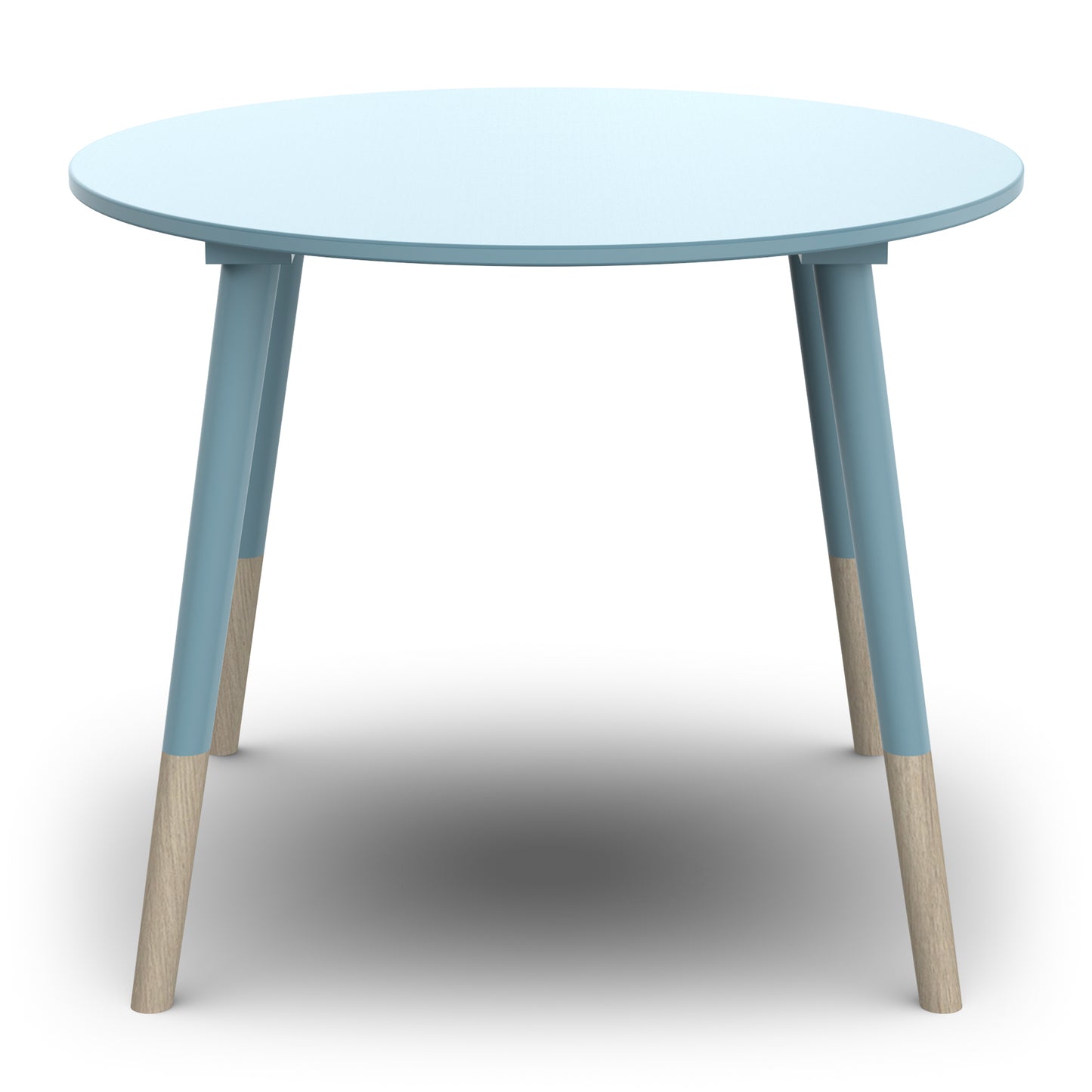 Poppy Kids Table and Chairs Set - Blue & Oak - FurniComp