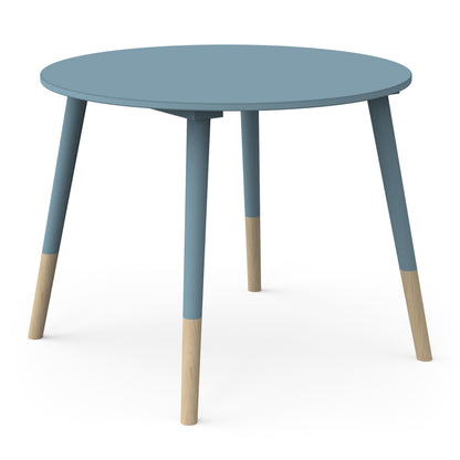 Poppy Kids Table and Chairs Set - Blue & Oak - FurniComp