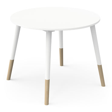 Poppy Kids Table and Chairs Set- Matt White & Oak - FurniComp