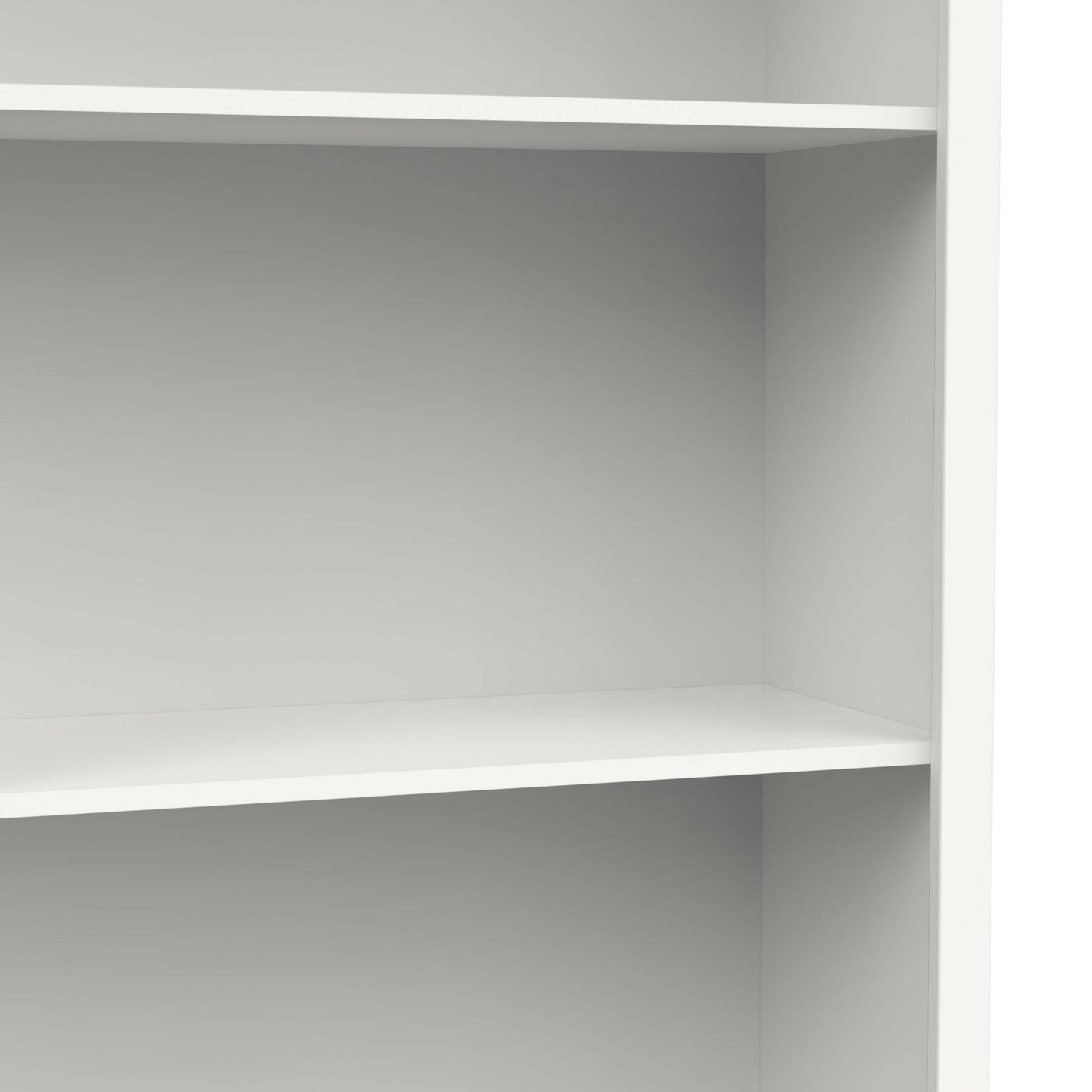 Poppy 2 Door Tall Kids Bookcase- Matt White & Oak - FurniComp