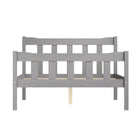 Reid Grey Wooden Bed Frame - FurniComp