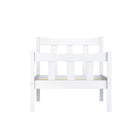 Reid White Wooden Bed Frame - FurniComp