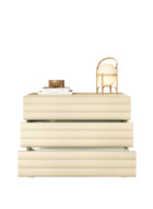 Riley 100cm 3 Drawer Chest of Drawer- Cream - FurniComp