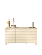 Riley 150cm 3 Door Sideboard- Cream - FurniComp