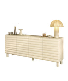 Riley 200cm 4 Door Large Sideboard- Cream - FurniComp