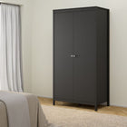 Rowan 100cm 2 Door Wardrobe-Black - FurniComp