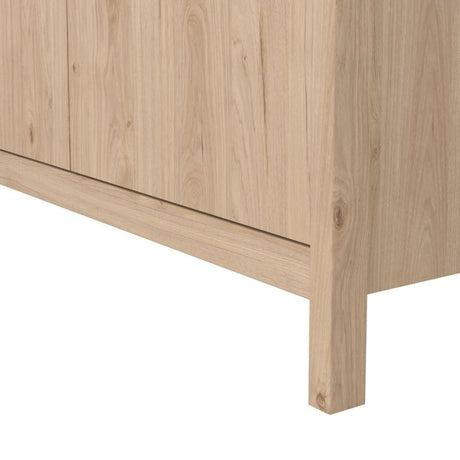 Rowan 100cm 2 Door Wardrobe-Jackson Hickory Oak - FurniComp