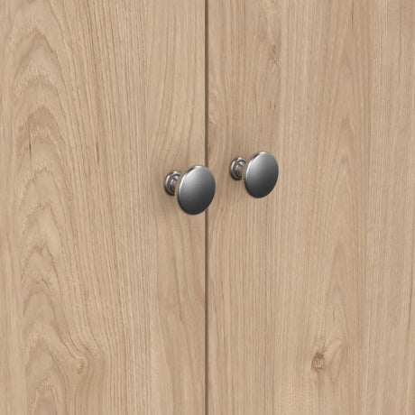 Rowan 100cm 2 Door Wardrobe-Jackson Hickory Oak - FurniComp