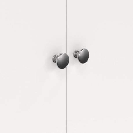 Rowan 100cm 2 Door Wardrobe-White - FurniComp