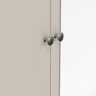 Rowan 150cm 3 Door 2 Drawer Mirrored Wardrobe-Cashmere - FurniComp