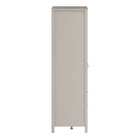 Rowan 150cm 3 Door 2 Drawer Mirrored Wardrobe-Cashmere - FurniComp