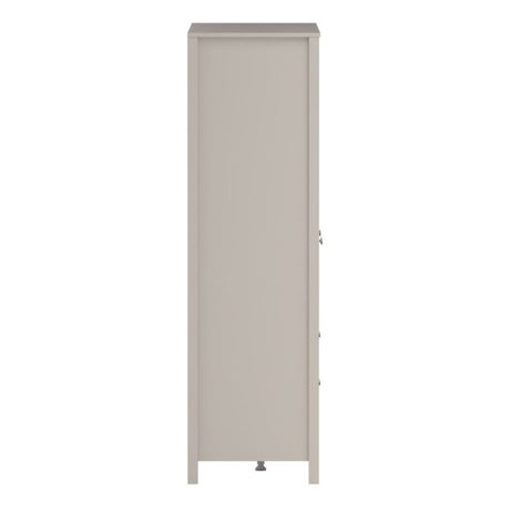 Rowan 150cm 3 Door 2 Drawer Mirrored Wardrobe-Cashmere - FurniComp