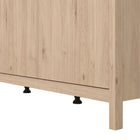 Rowan 150cm 3 Door Wardrobe-Jackson Hickory Oak - FurniComp