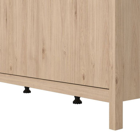 Rowan 150cm 3 Door Wardrobe-Jackson Hickory Oak - FurniComp