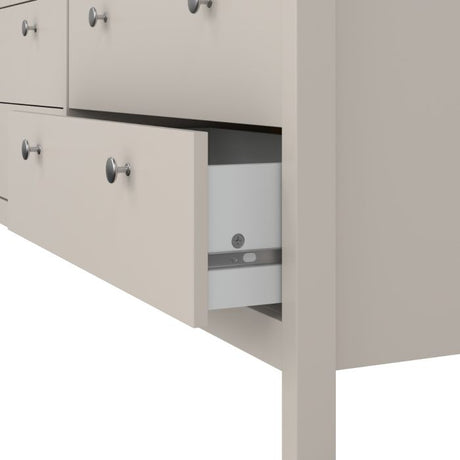 Rowan 160cm Wide 8 Drawer Chest of Drawer-Cashmere - FurniComp