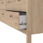 Rowan 160cm Wide 8 Drawer Chest of Drawer-Jackson Hickory Oak - FurniComp