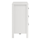 Rowan 160cm Wide 8 Drawer Chest of Drawer-White - FurniComp