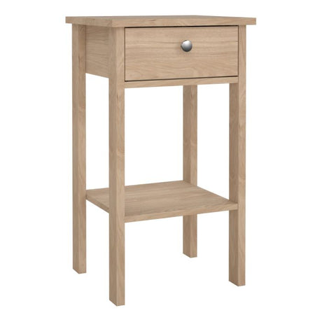 Rowan 1 Drawer Bedside Table-Jackson Hickory Oak - FurniComp