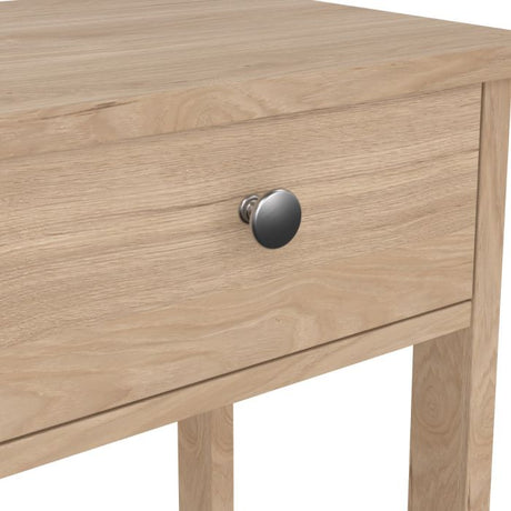 Rowan 1 Drawer Bedside Table-Jackson Hickory Oak - FurniComp