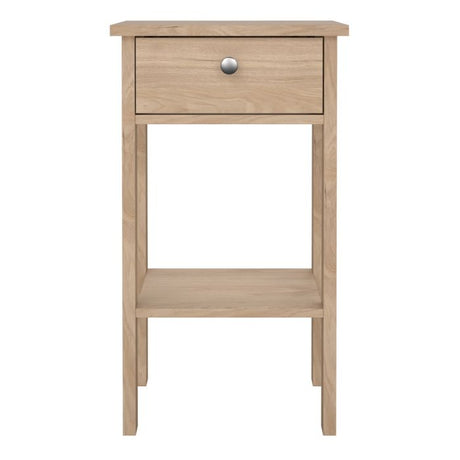Rowan 1 Drawer Bedside Table-Jackson Hickory Oak - FurniComp