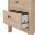 Rowan 2 Drawer Bedside Table-Jackson Hickory Oak - FurniComp
