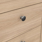 Rowan 2 Drawer Bedside Table-Jackson Hickory Oak - FurniComp