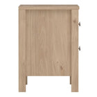 Rowan 2 Drawer Bedside Table-Jackson Hickory Oak - FurniComp