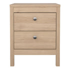 Rowan 2 Drawer Bedside Table-Jackson Hickory Oak - FurniComp