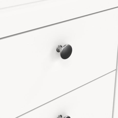 Rowan 2 Drawer Bedside Table-White - FurniComp