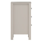 Rowan 3 Drawer Bedside Table-Cashmere - FurniComp