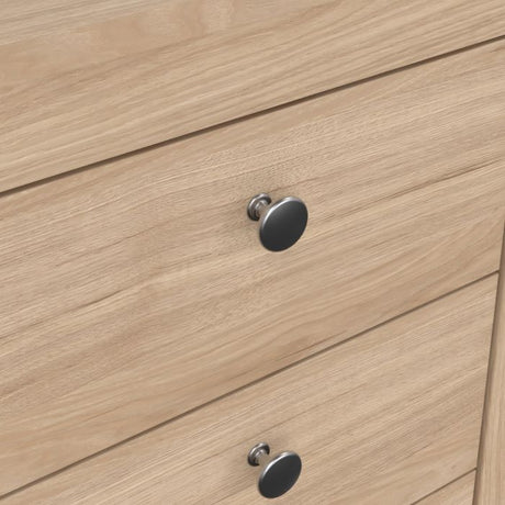 Rowan 3 Drawer Bedside Table-Jackson Hickory Oak - FurniComp