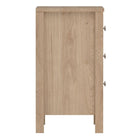 Rowan 3 Drawer Bedside Table-Jackson Hickory Oak - FurniComp
