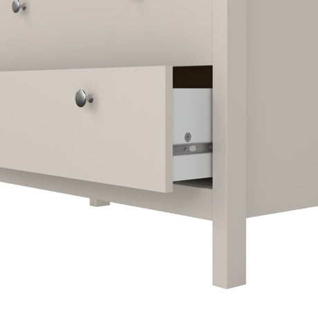 Rowan 80cm 3 Drawer Chest of Drawers - Cashmere - FurniComp