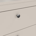 Rowan 80cm 3 Drawer Chest of Drawers - Cashmere - FurniComp